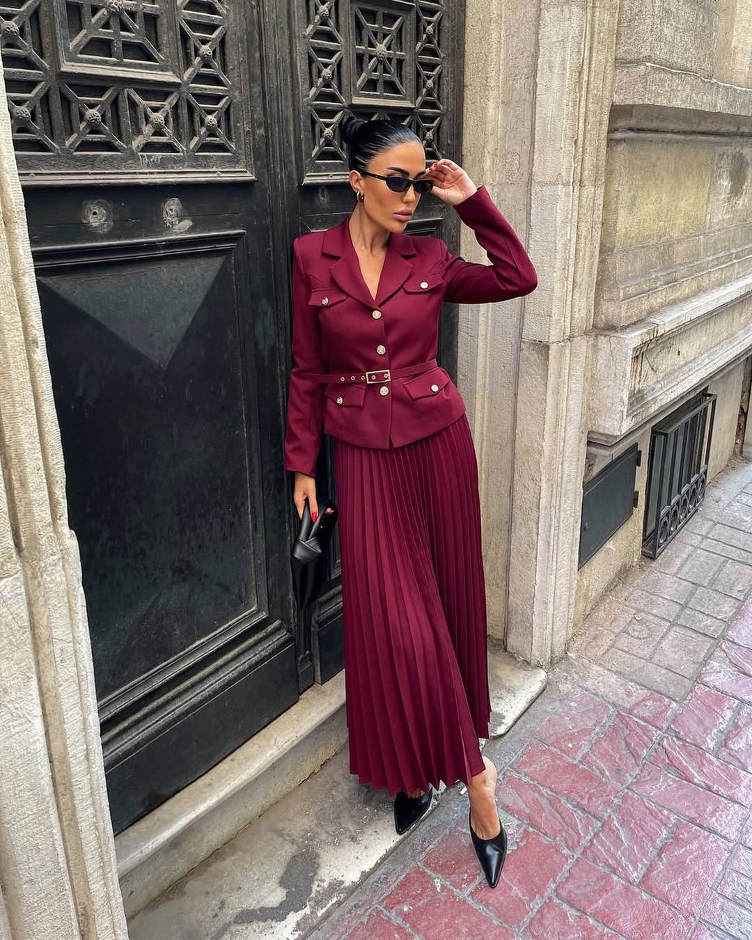 Emma Coord Set With Belt