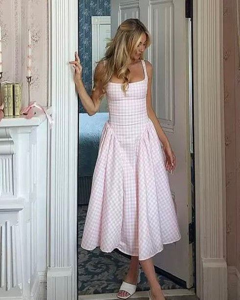 Pricillia Drop Waist Midi Dress