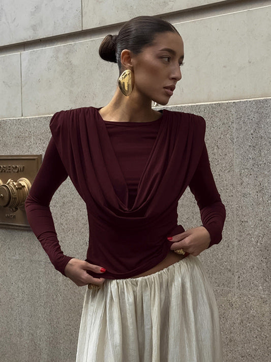Wiley Cowl Summer Top