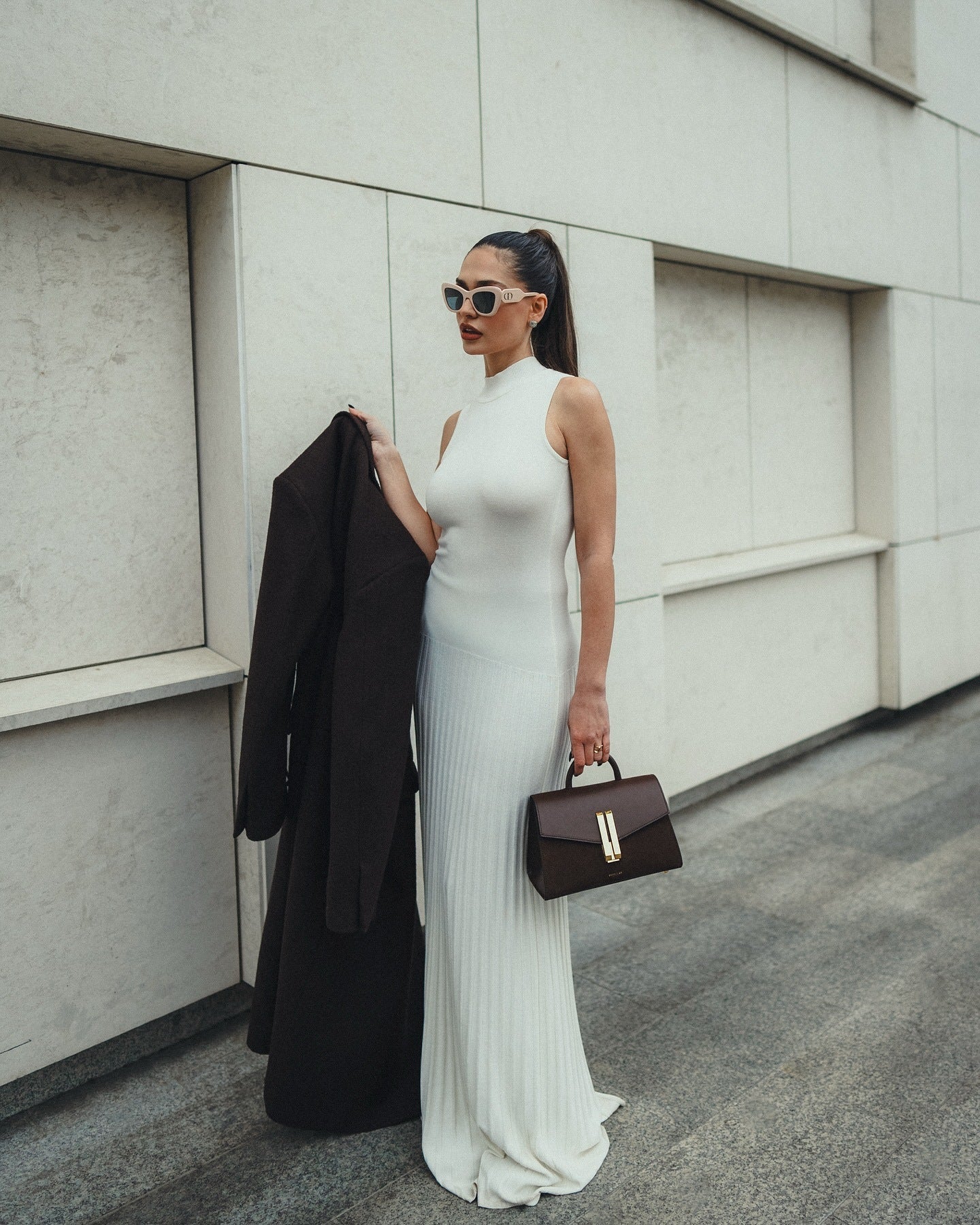 Orelia Knitted Maxi Dress