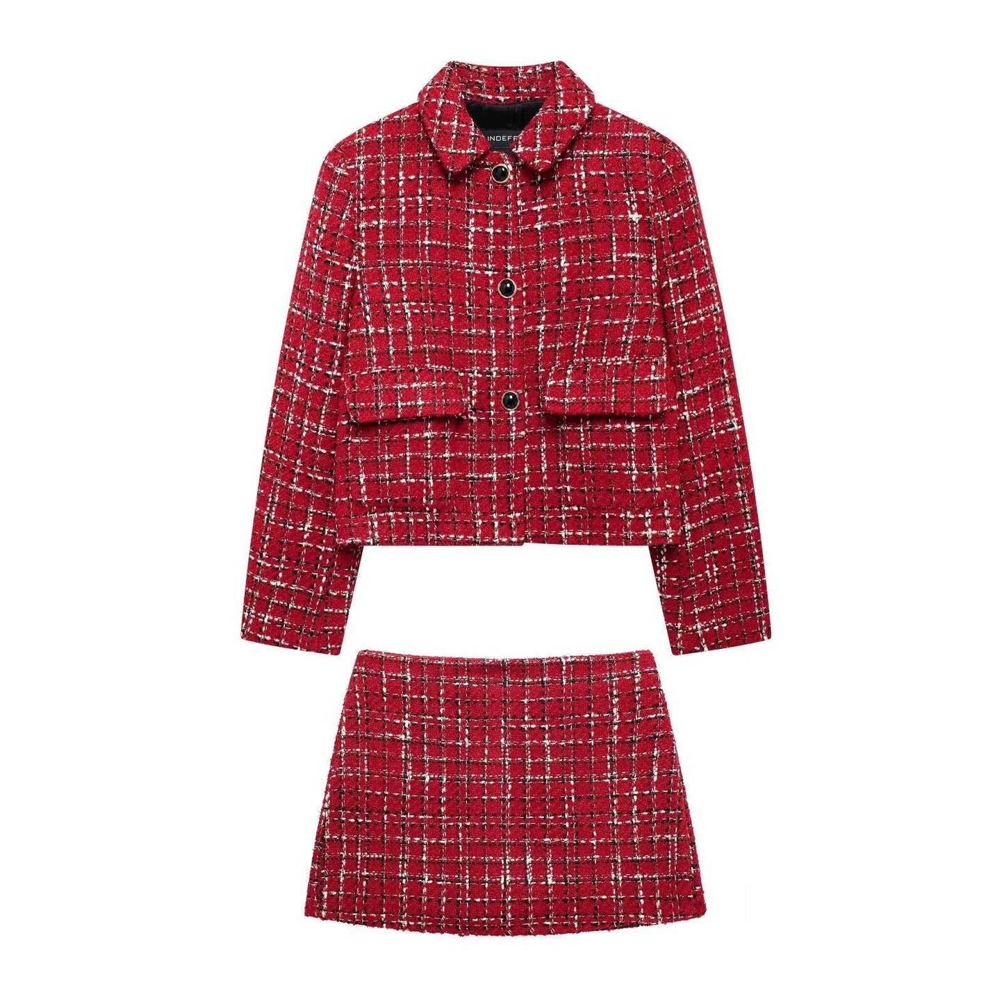 Noelle Luxe Tweed Coord Skort Set