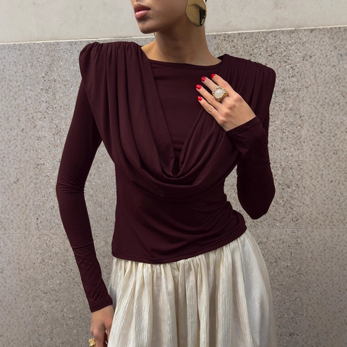 Wiley Cowl Summer Top