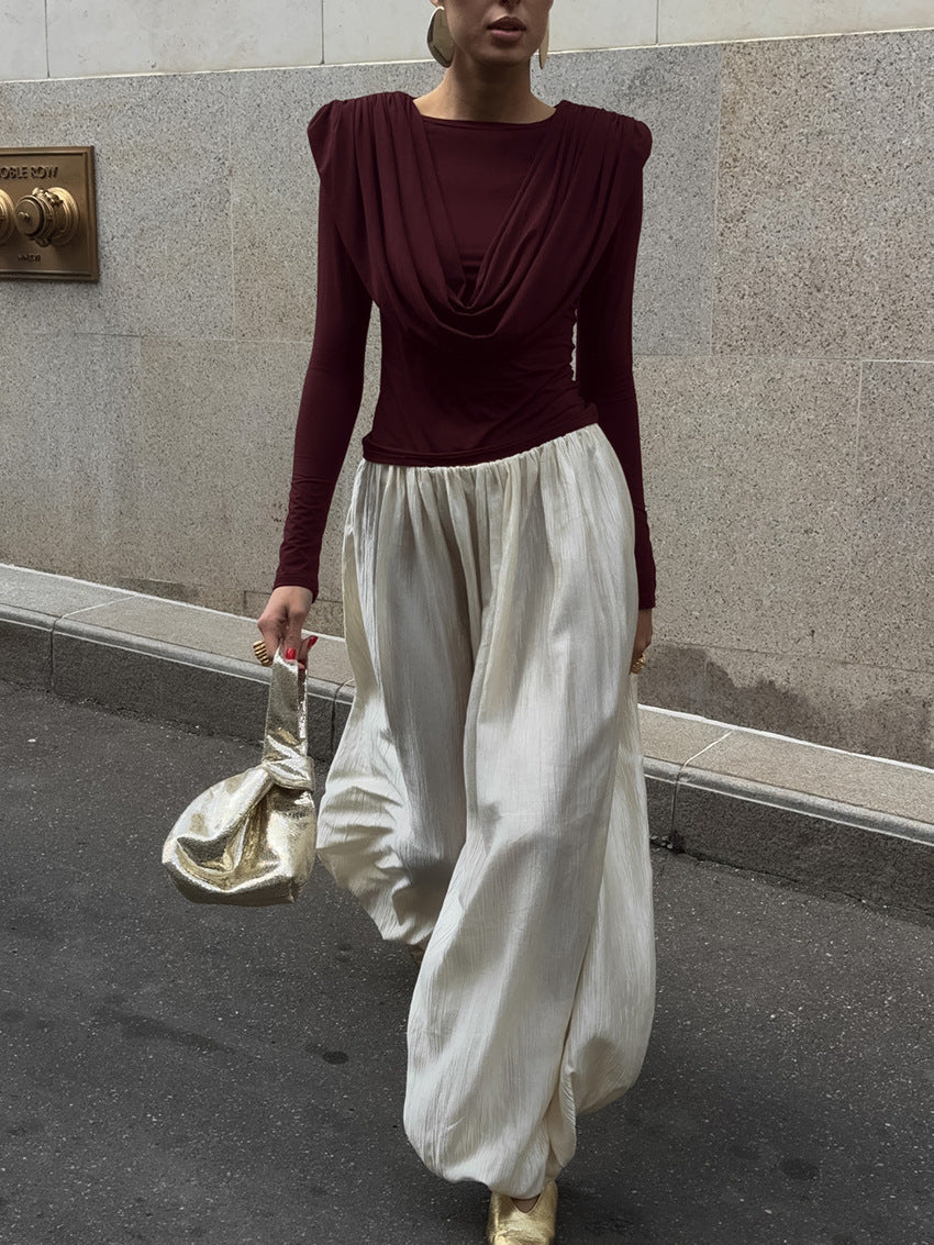 Wiley Cowl Summer Top