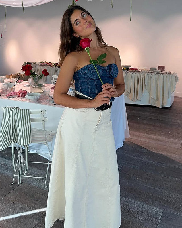 Cinzia Rose Denim Top