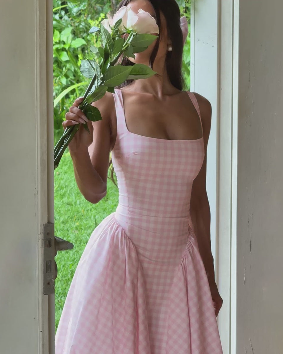 Pricillia Drop Waist Midi Dress
