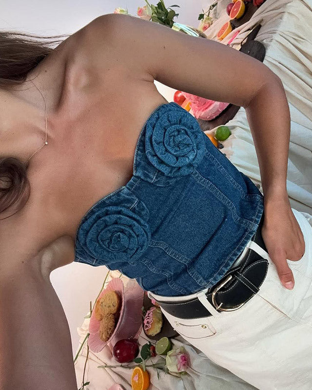 Cinzia Rose Denim Top