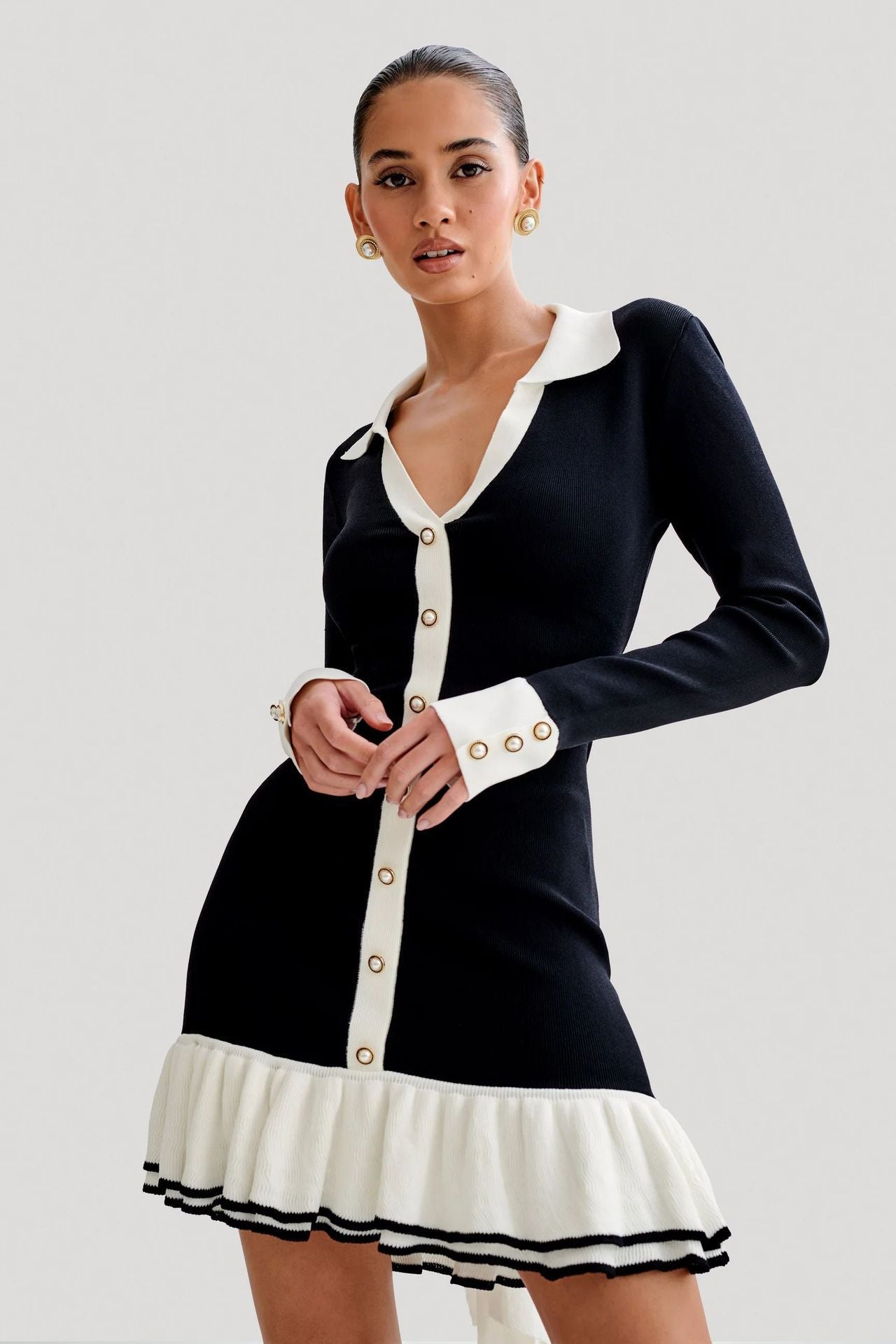 Izod Luxe Winter Mini Dress