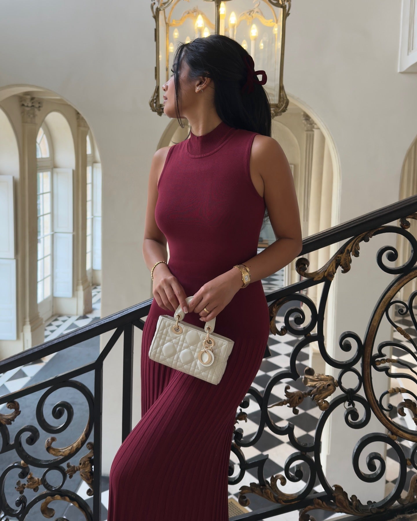 Orelia Knitted Maxi Dress