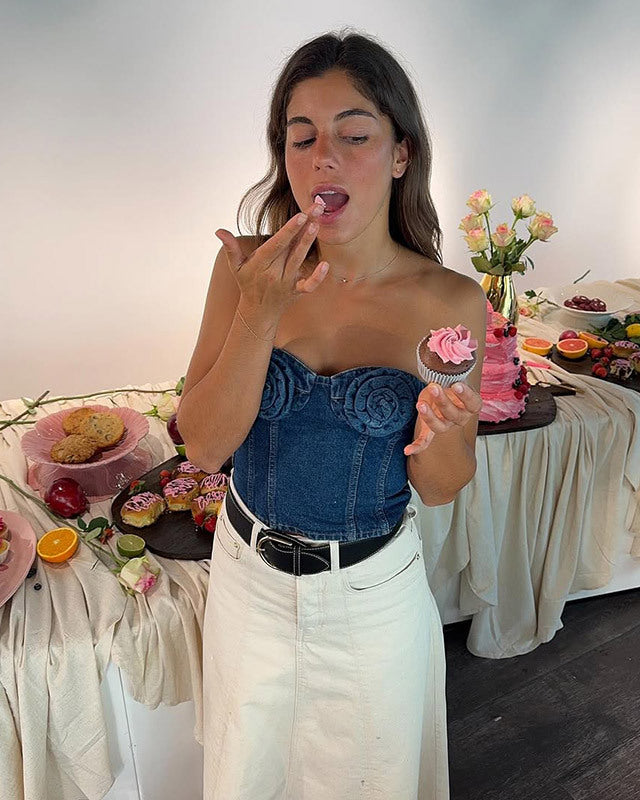 Cinzia Rose Denim Top