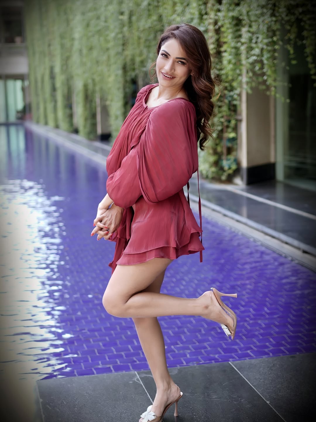 Aimee Ruffle Coord Short Set