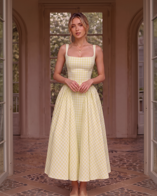 Pricillia Drop Waist Midi Dress