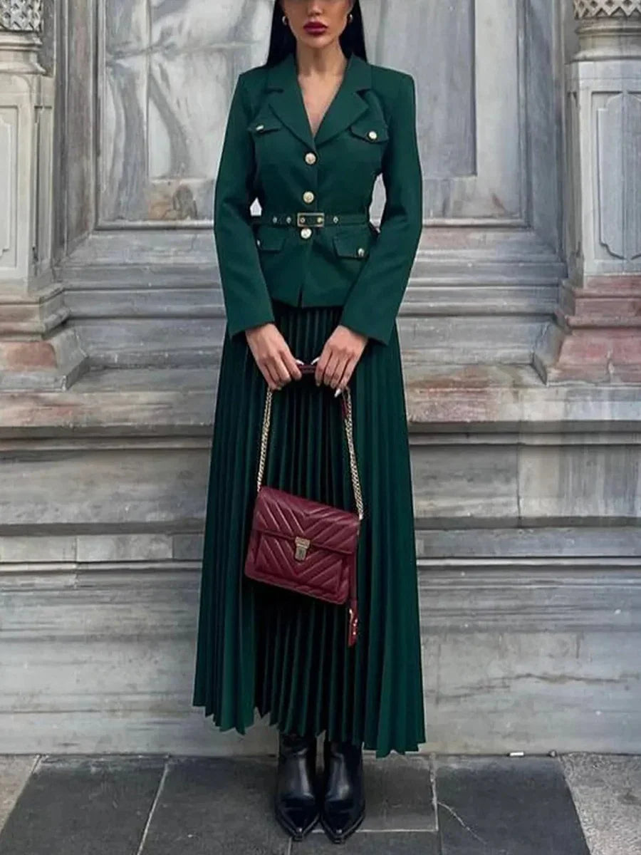Emma Coord Set With Belt