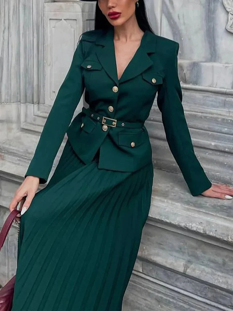 Emma Coord Set With Belt