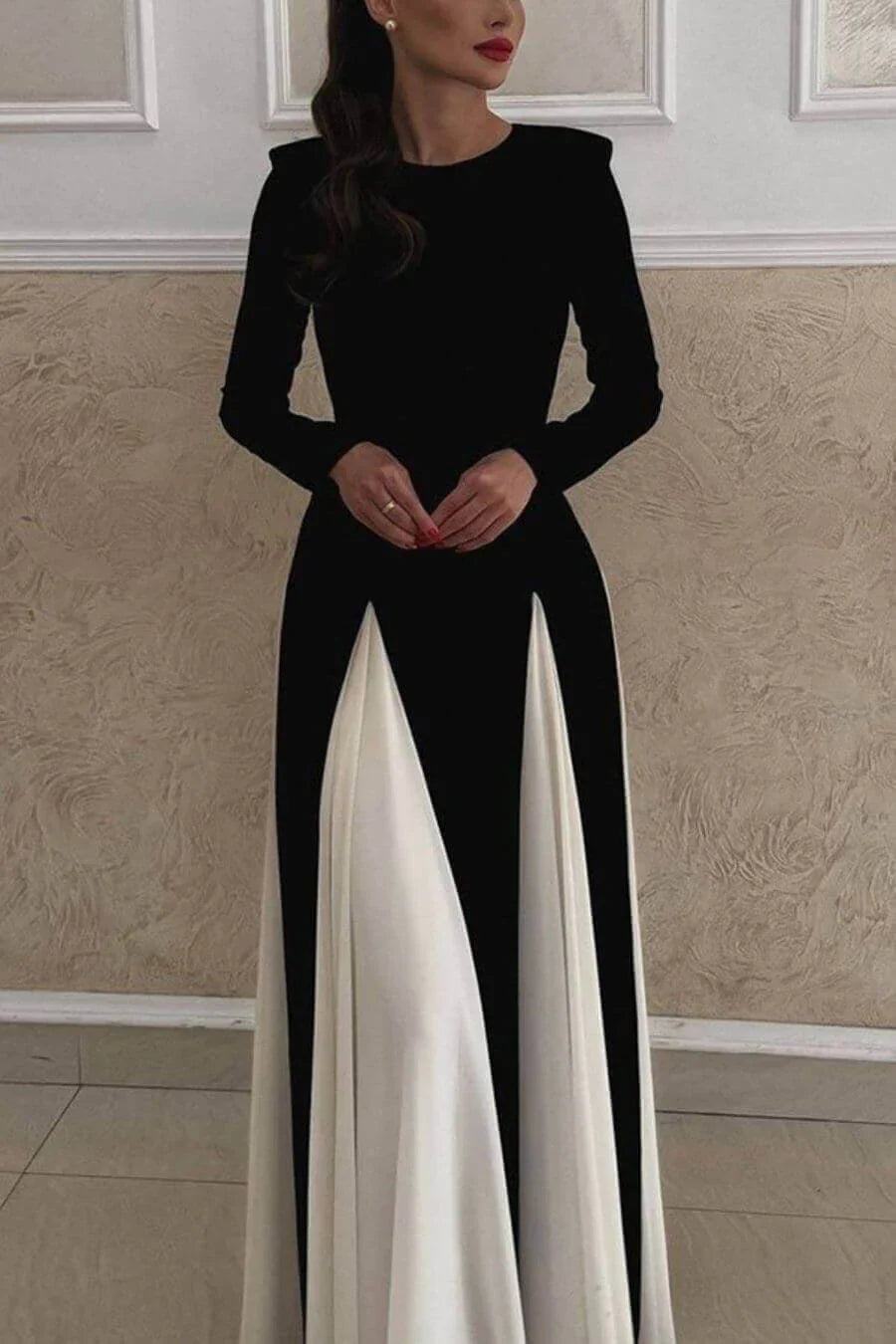Desbo Statement Formal Maxi Dress