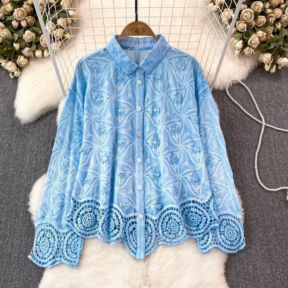 Levy Embroidered Cotton Shirt