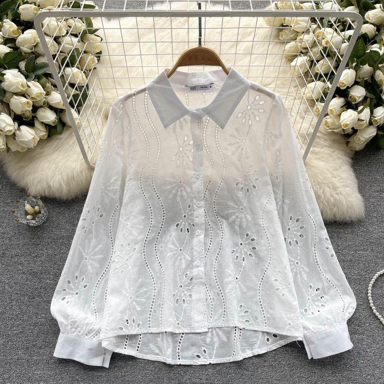 Hebby Cotton Eyelet Shirt 
