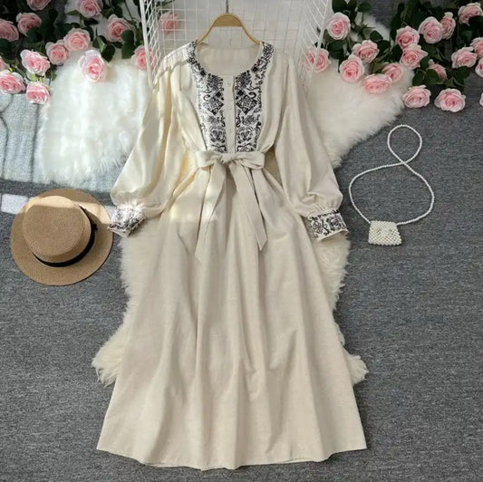 Lyra Statement Belted Dress