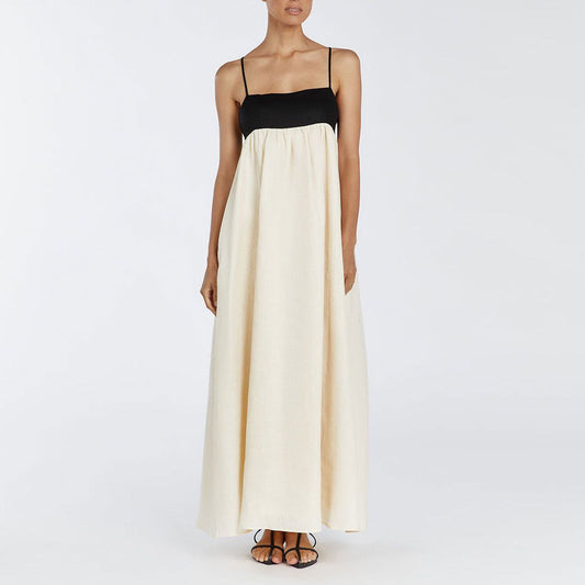 Milla Summer Holiday Midi Dress In Ivory