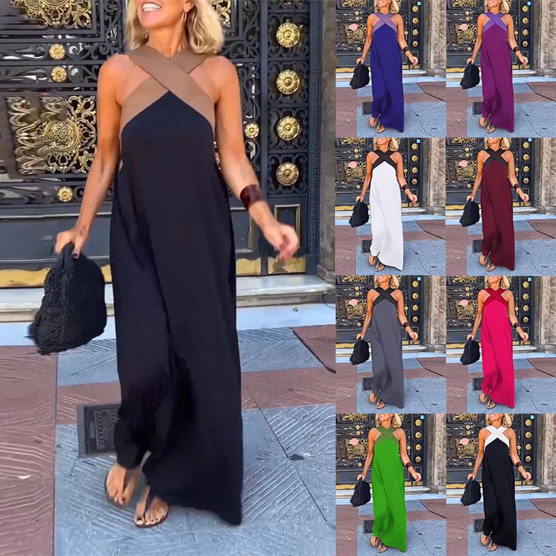 Jemini Summer Holiday Dress In Black