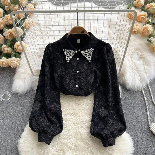 Sebia Embroidered Blouse In Black