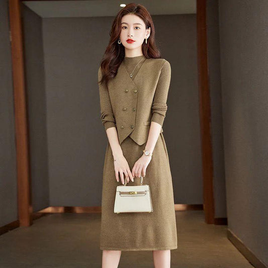 Catia Luxe Dress With Vest